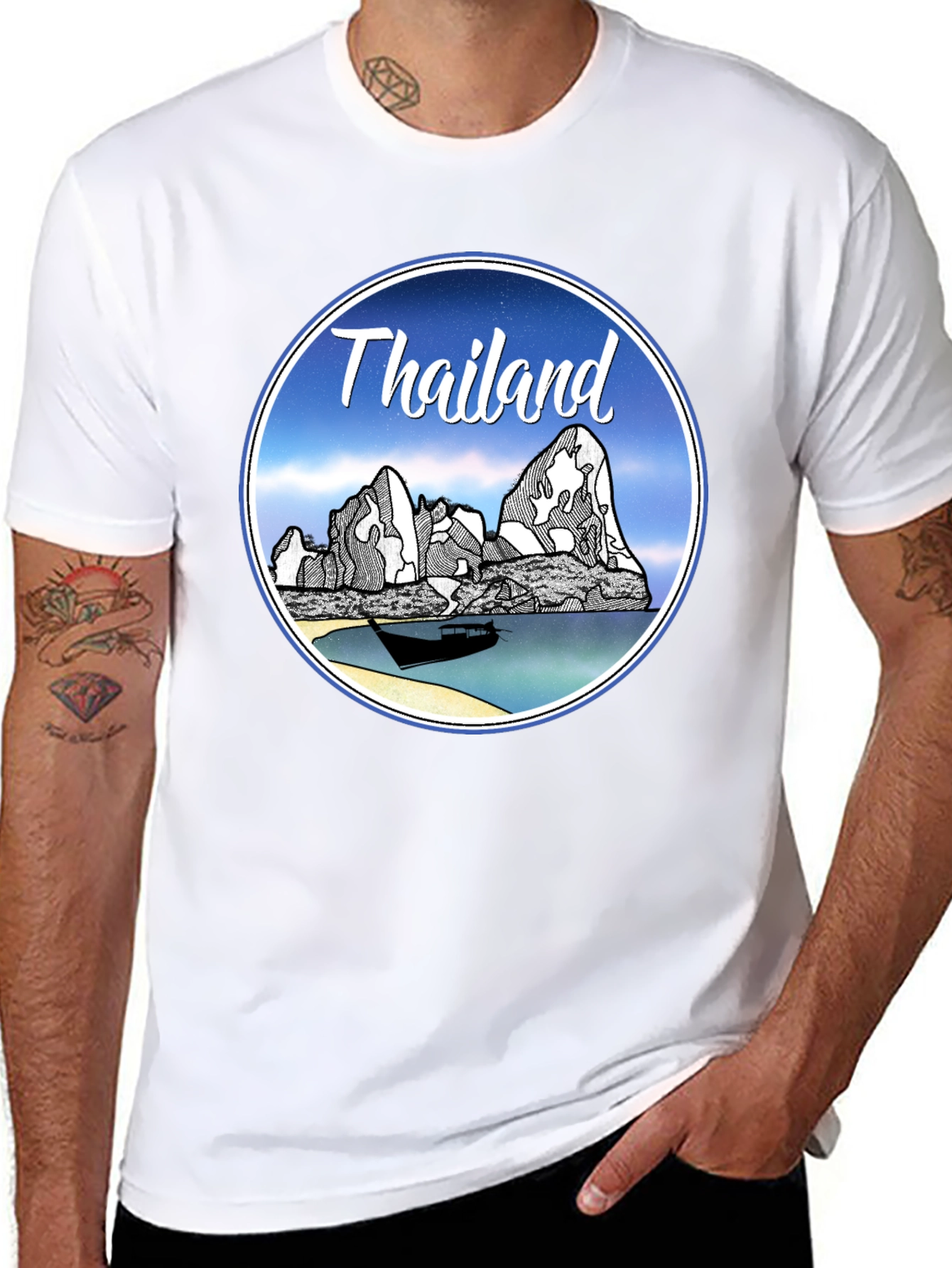 Thailand Adventure T-Shirt: Scenic Island Design