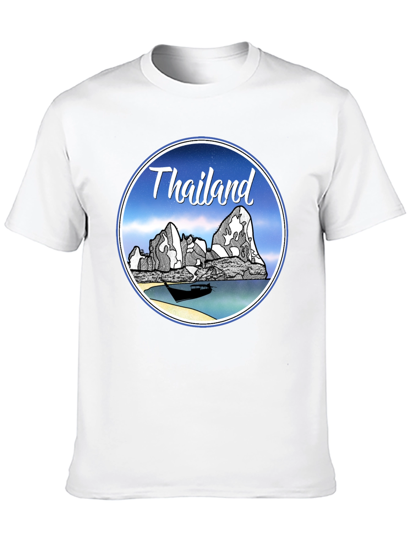 Thailand Adventure T-Shirt: Scenic Island Design