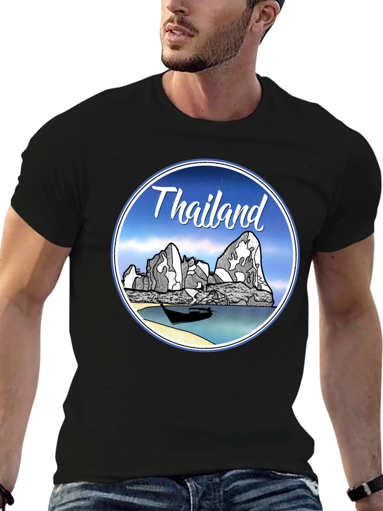 Thailand Adventure T-Shirt: Scenic Island Design