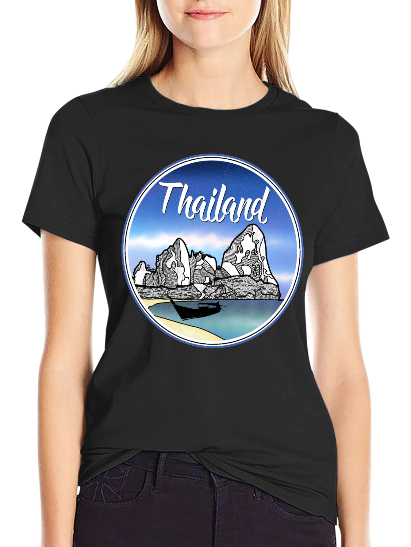 Thailand Adventure T-Shirt: Scenic Island Design