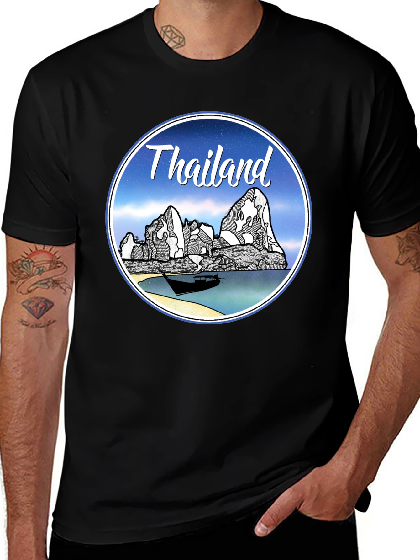 Thailand Adventure T-Shirt: Scenic Island Design
