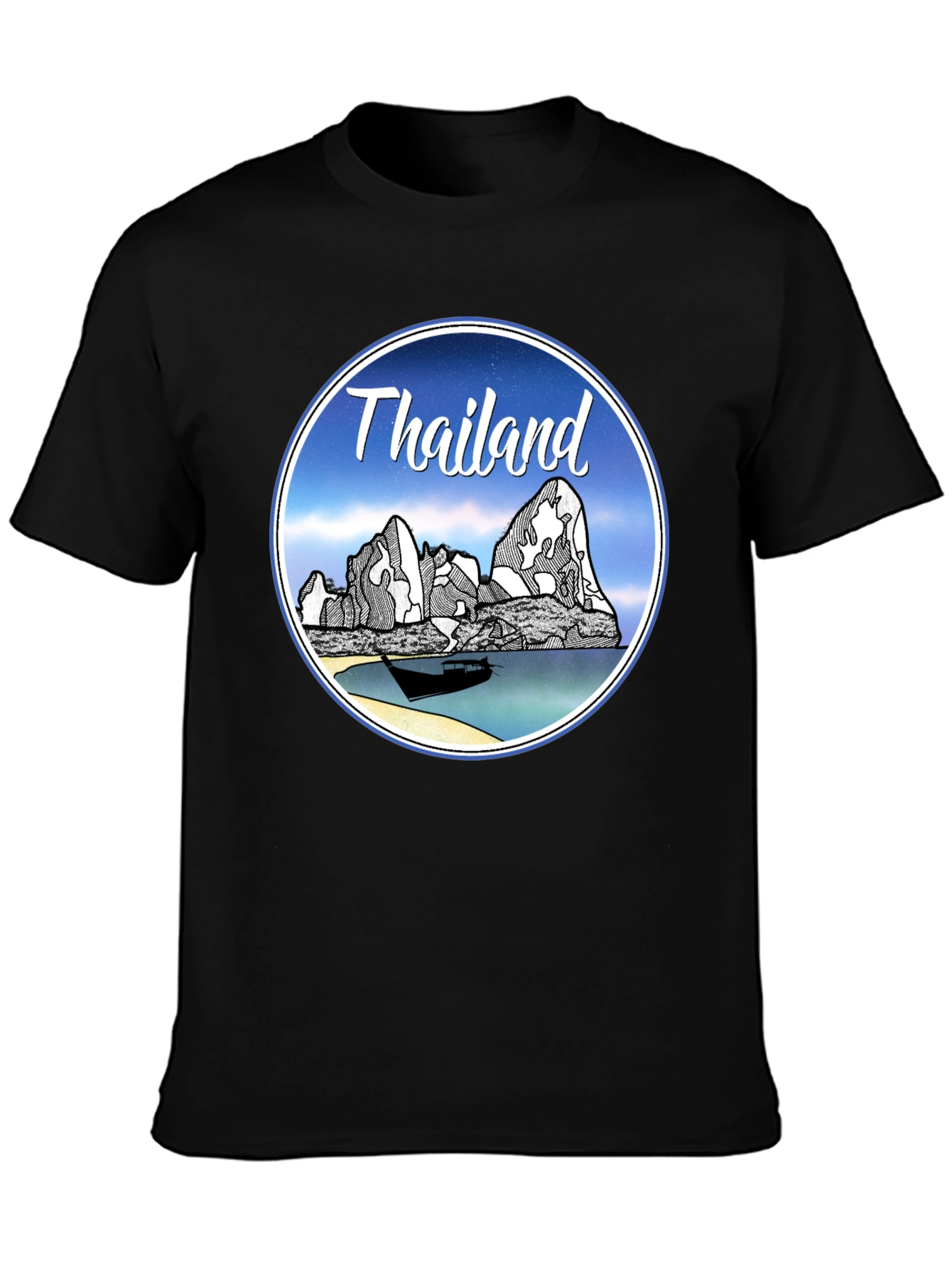 Thailand Adventure T-Shirt: Scenic Island Design