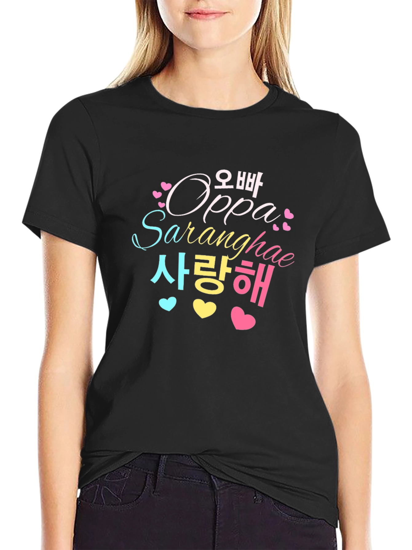 Oppa Saranghae T-Shirt - Korean Love Tee
