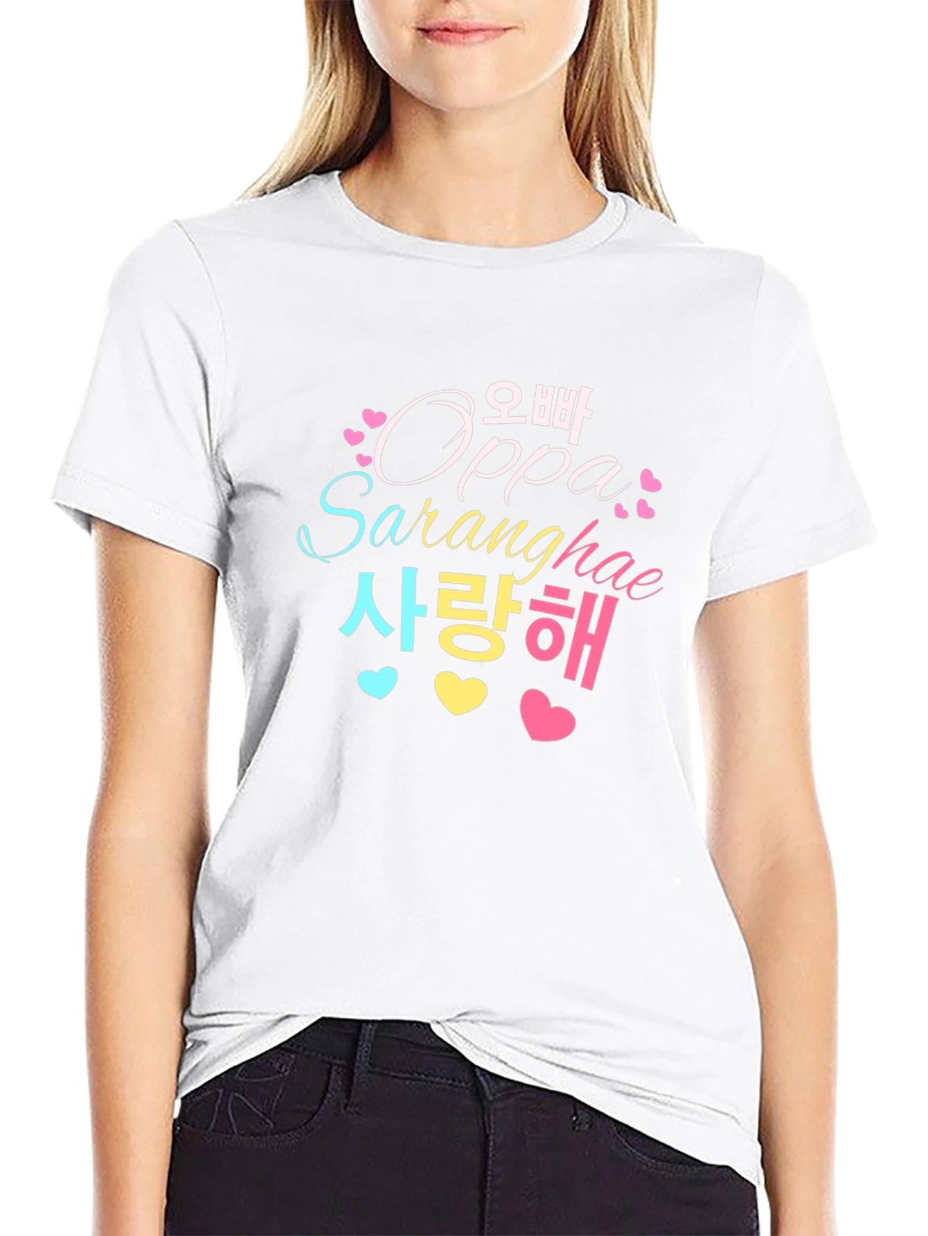 Oppa Saranghae T-Shirt - Korean Love Tee