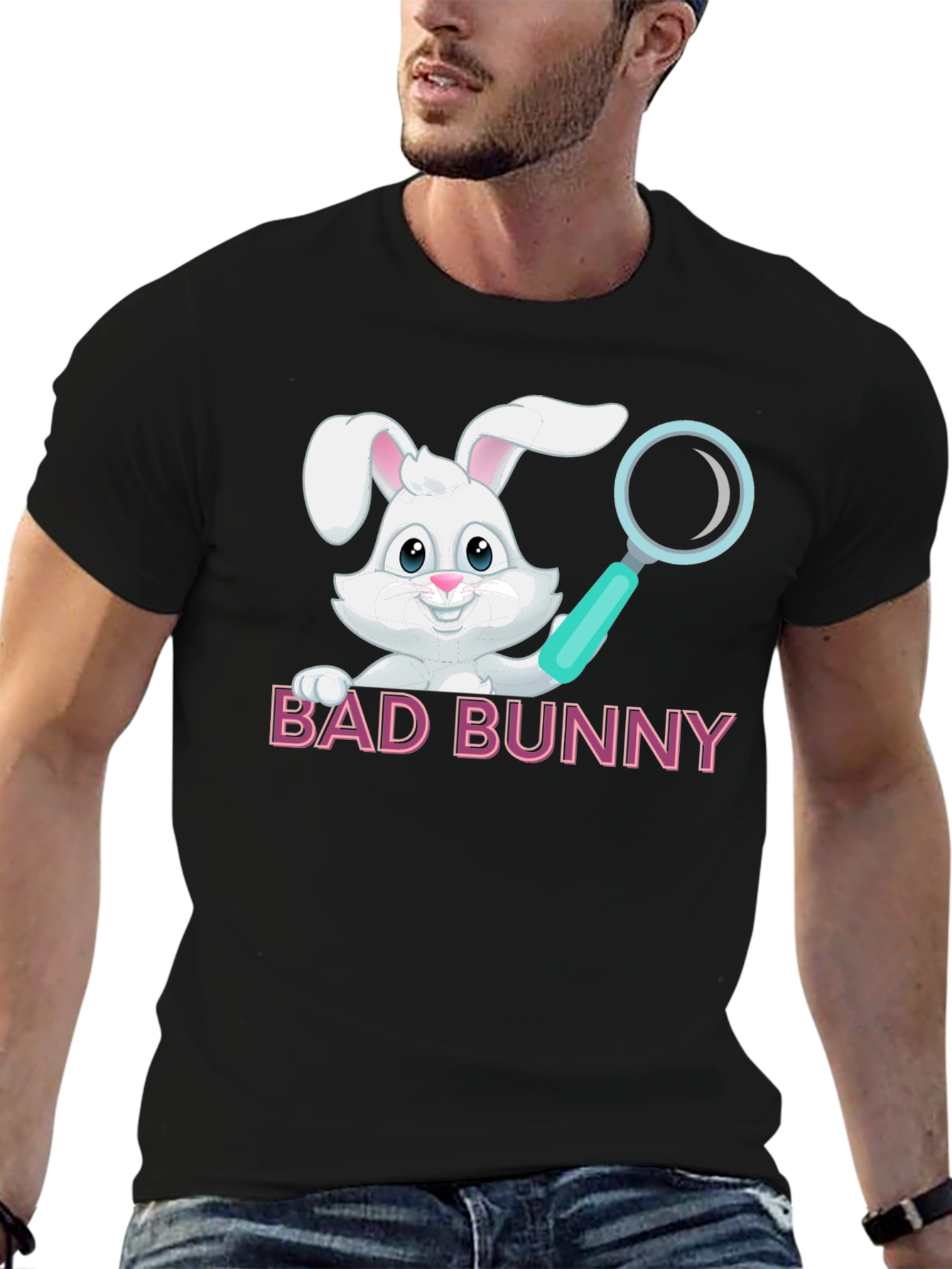 Bad Bunny T-Shirt Black Graphic Tee