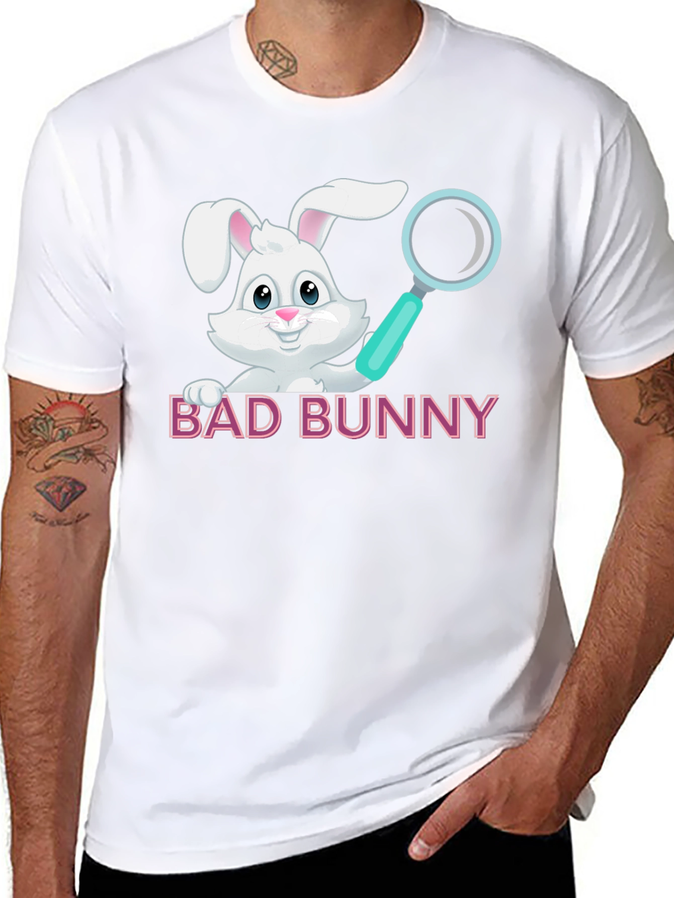 Bad Bunny T-Shirt Black Graphic Tee