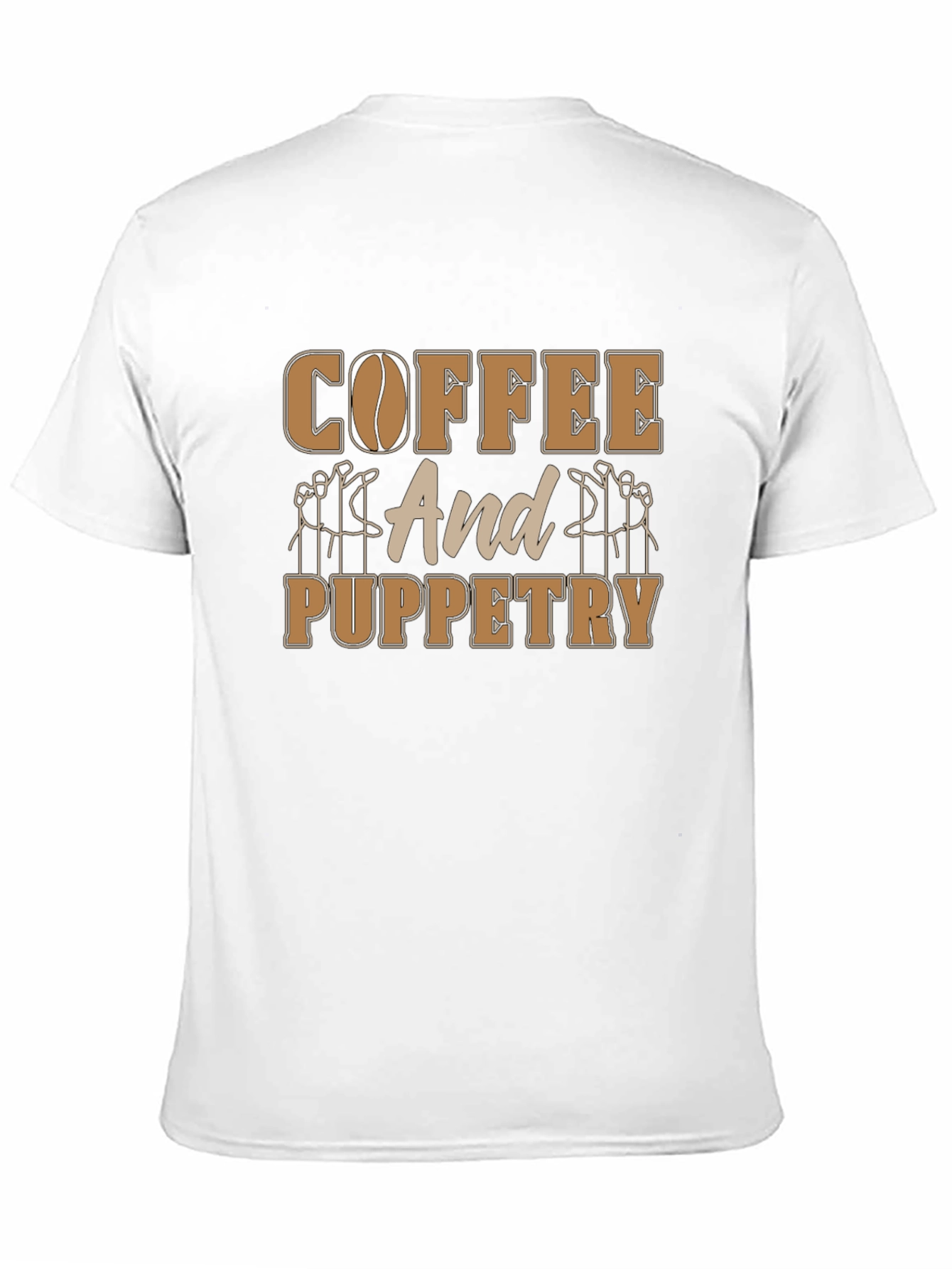 Coffee and Puppetry T-Shirt - Unique Design