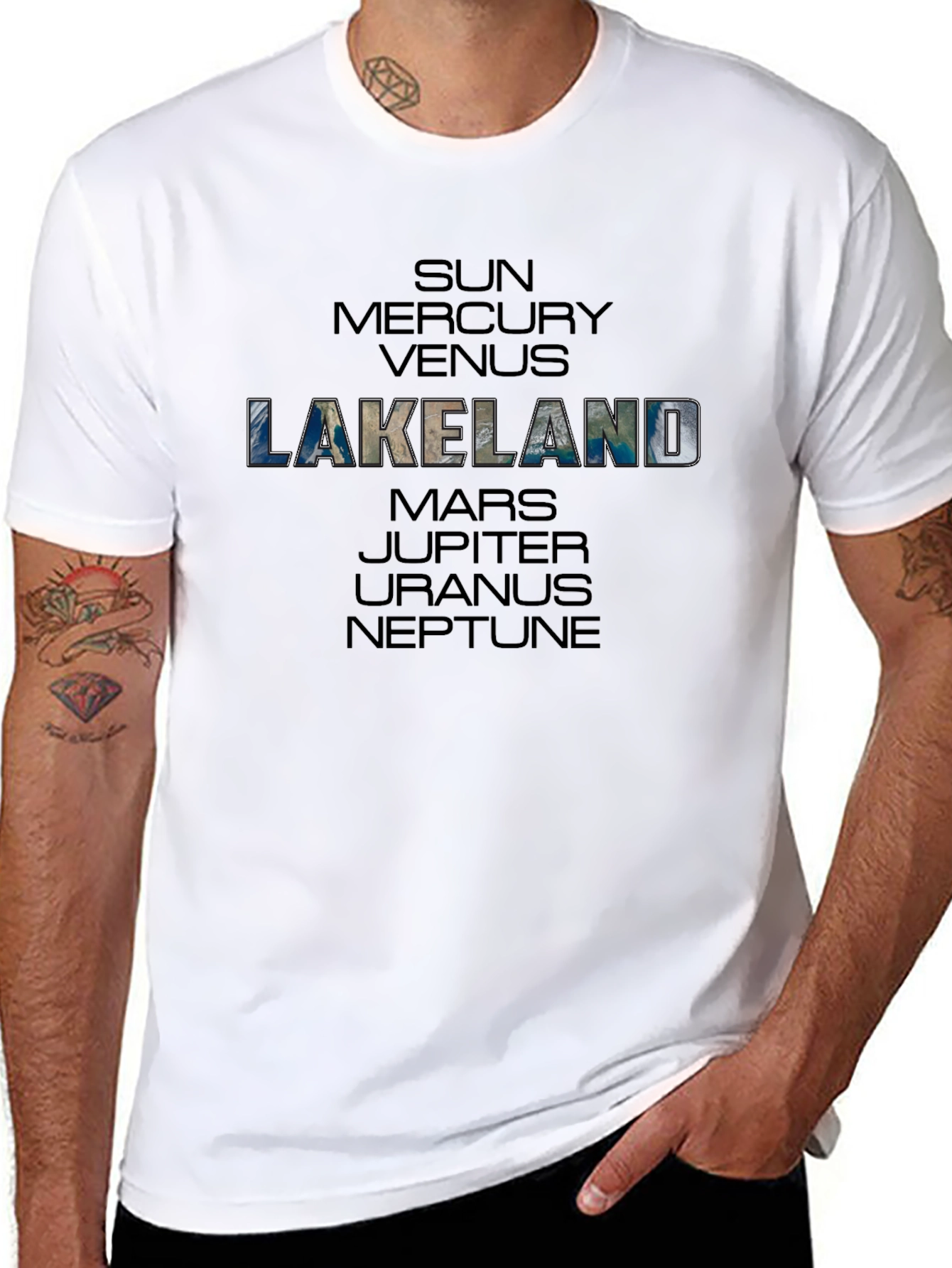 Lakeland Planets Graphic T-Shirt