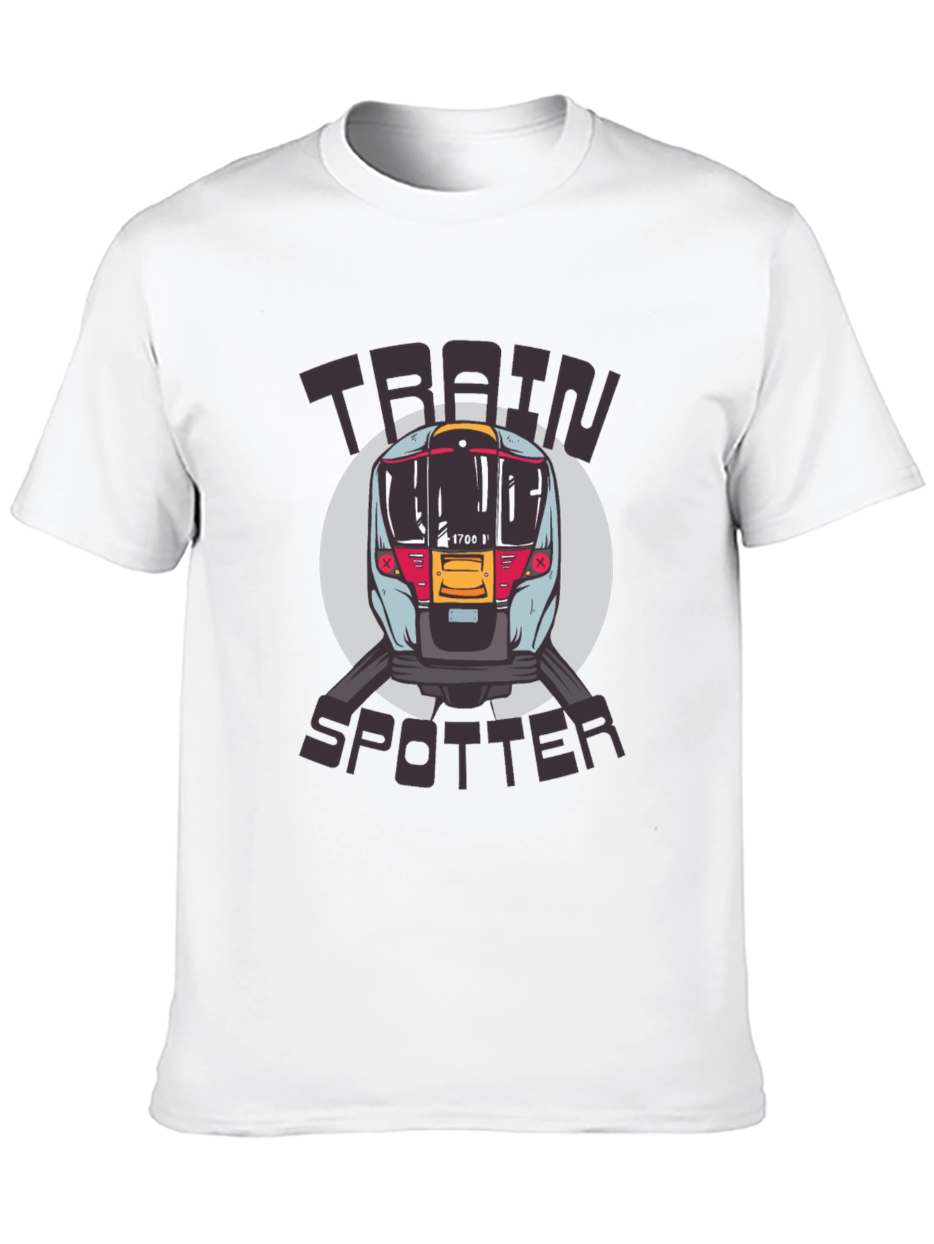 Train Spotter T-Shirt - Locomotive Design