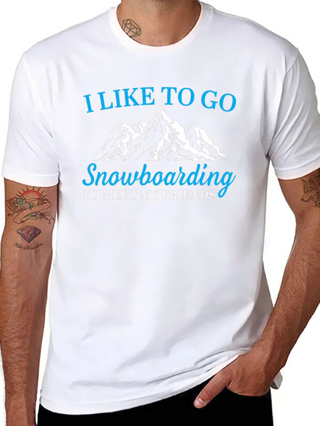 Snowboarding Friends T-Shirt