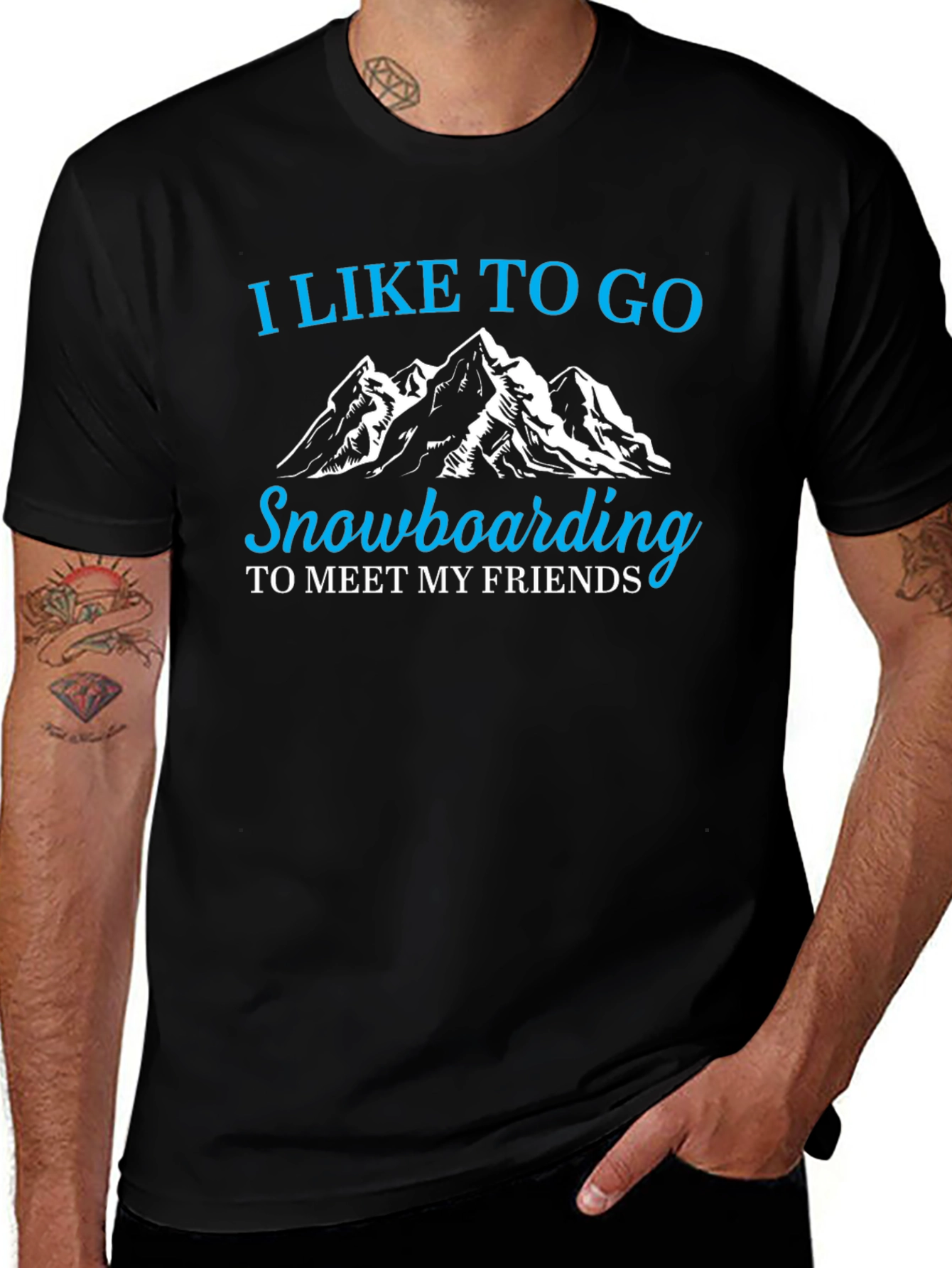 Snowboarding Friends T-Shirt