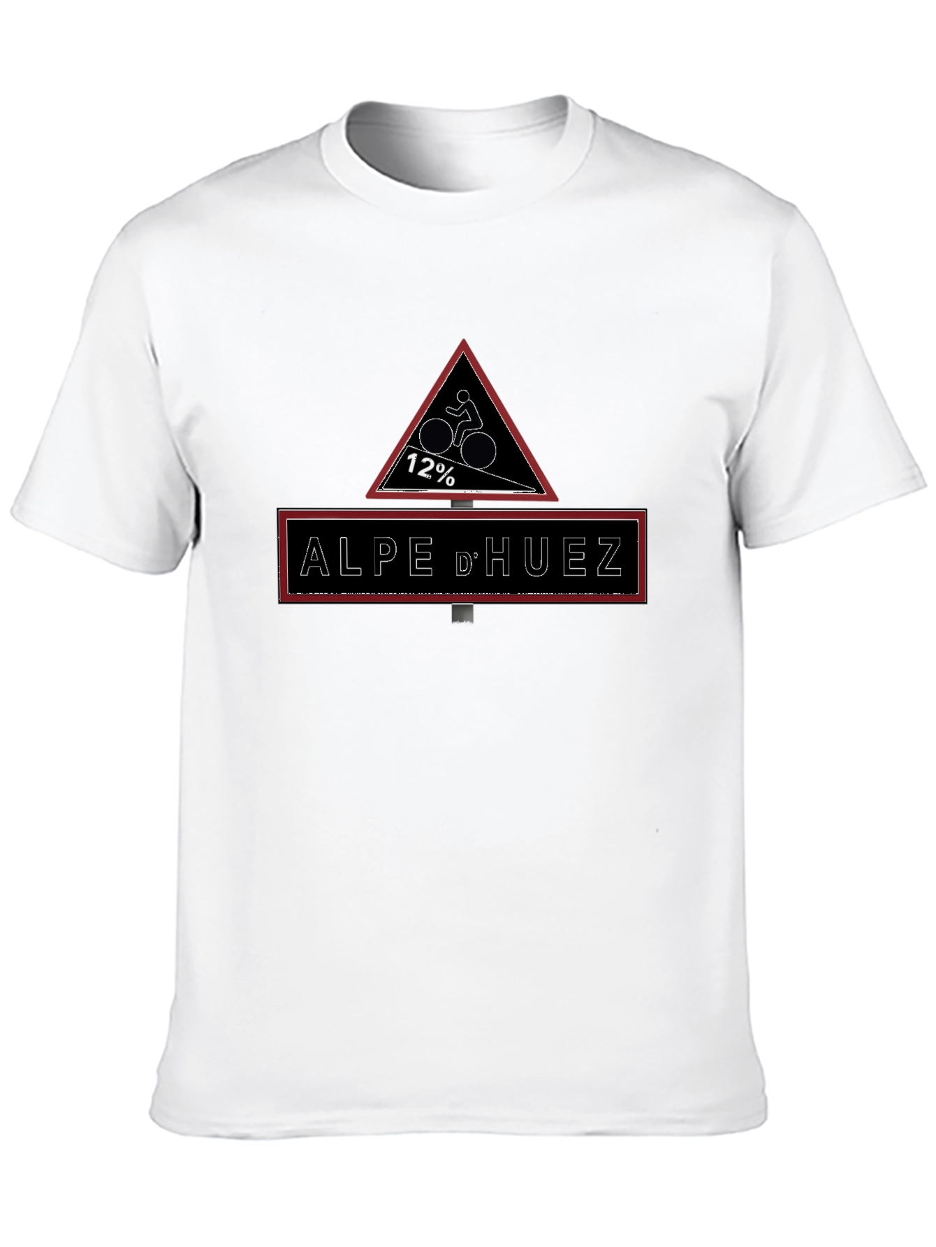 Alpe dHuez Cycling T-Shirt - 12% Gradient