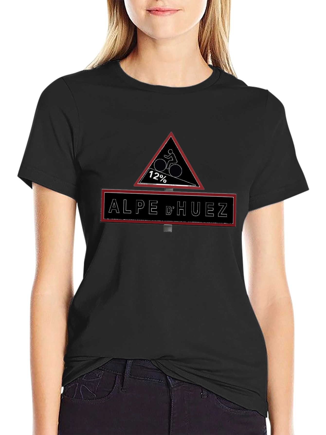 Alpe dHuez Cycling T-Shirt - 12% Gradient