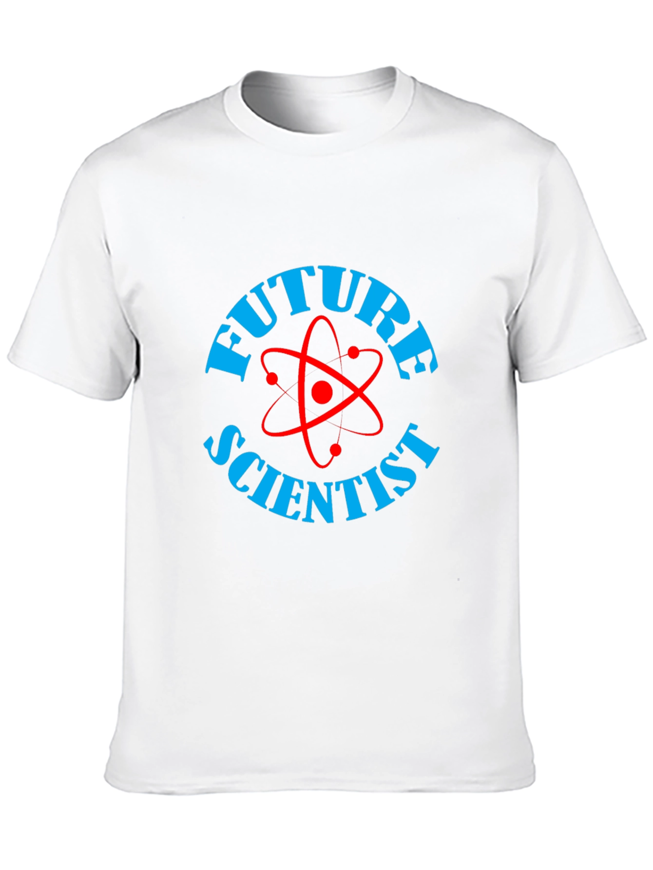 Future Scientist Graphic Tee - Black Cotton T-Shirt