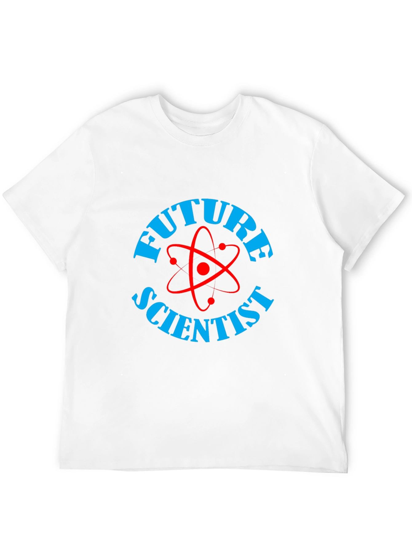 Future Scientist Graphic Tee - Black Cotton T-Shirt