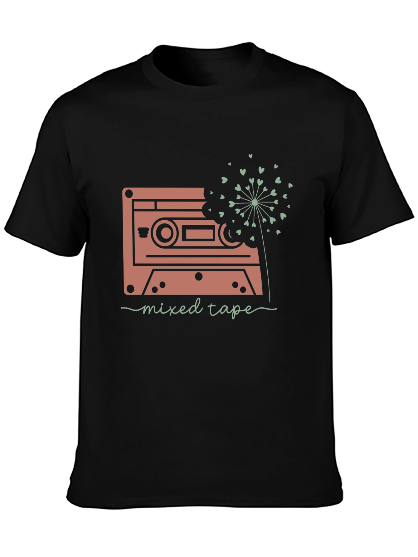 Retro Mixtape Dandelion Graphic Tee