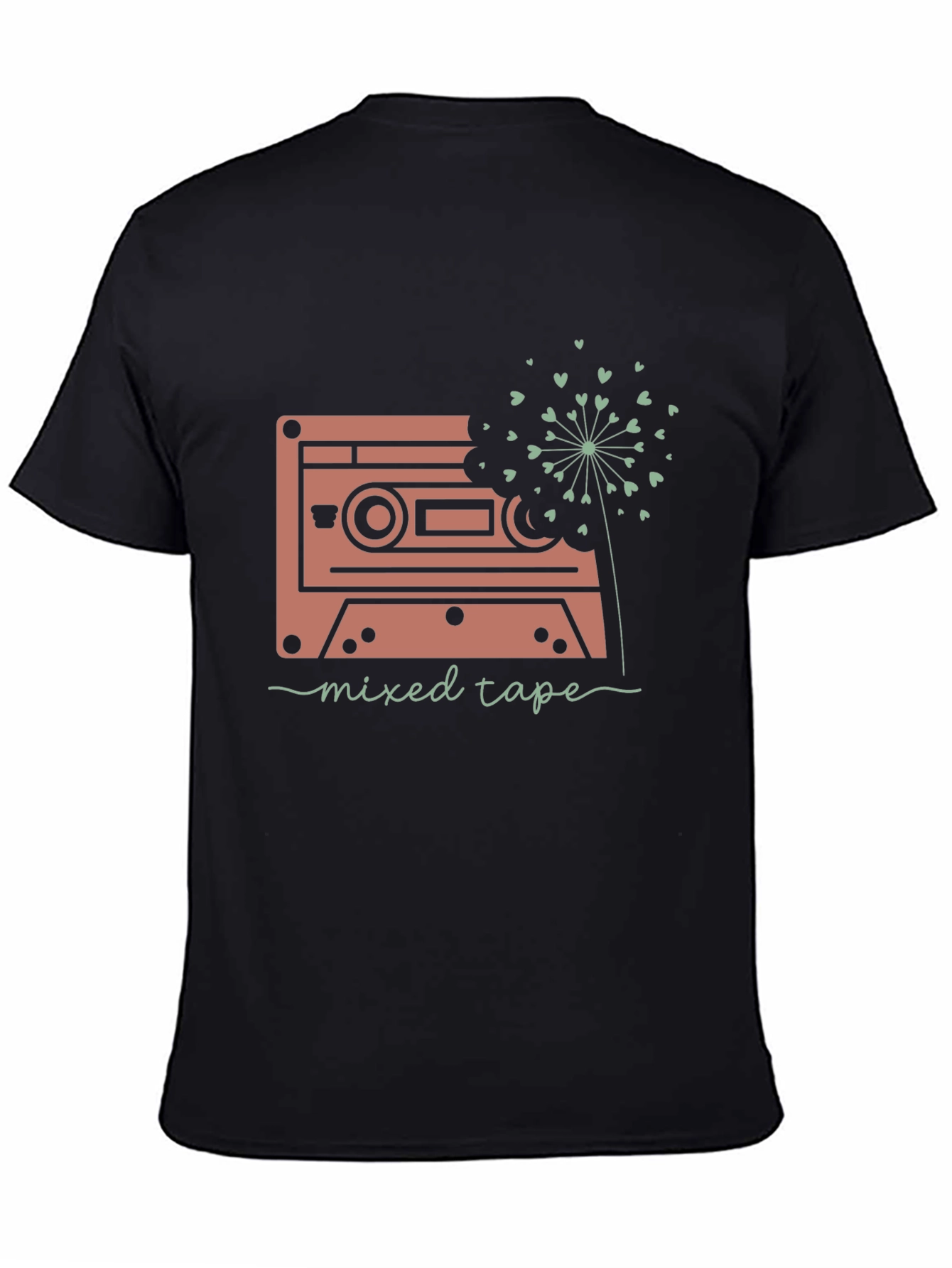 Retro Mixtape Dandelion Graphic Tee