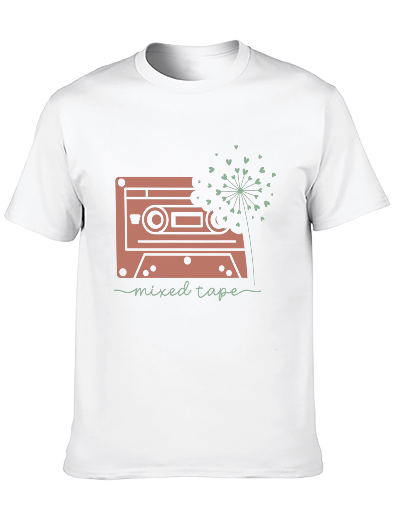 Retro Mixtape Dandelion Graphic Tee