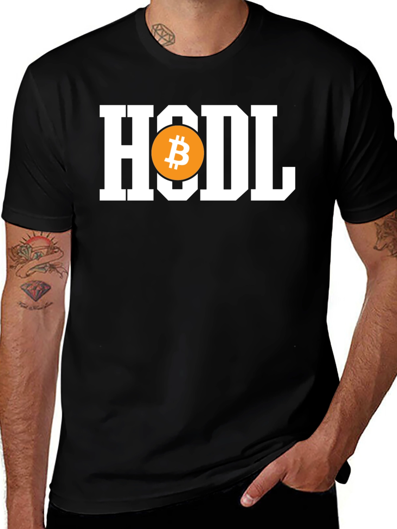 HODL Bitcoin Graphic Tee - Crypto Investor T-Shirt