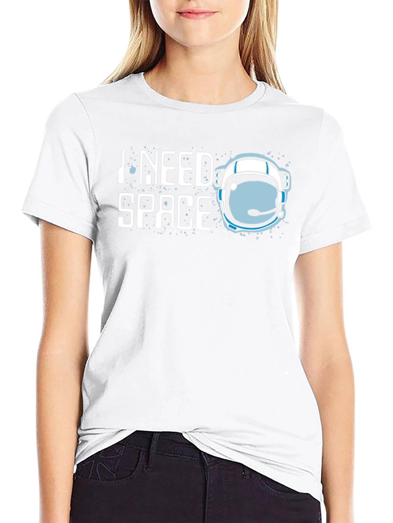I Need Space T-Shirt - Astronaut Helmet Graphic Tee