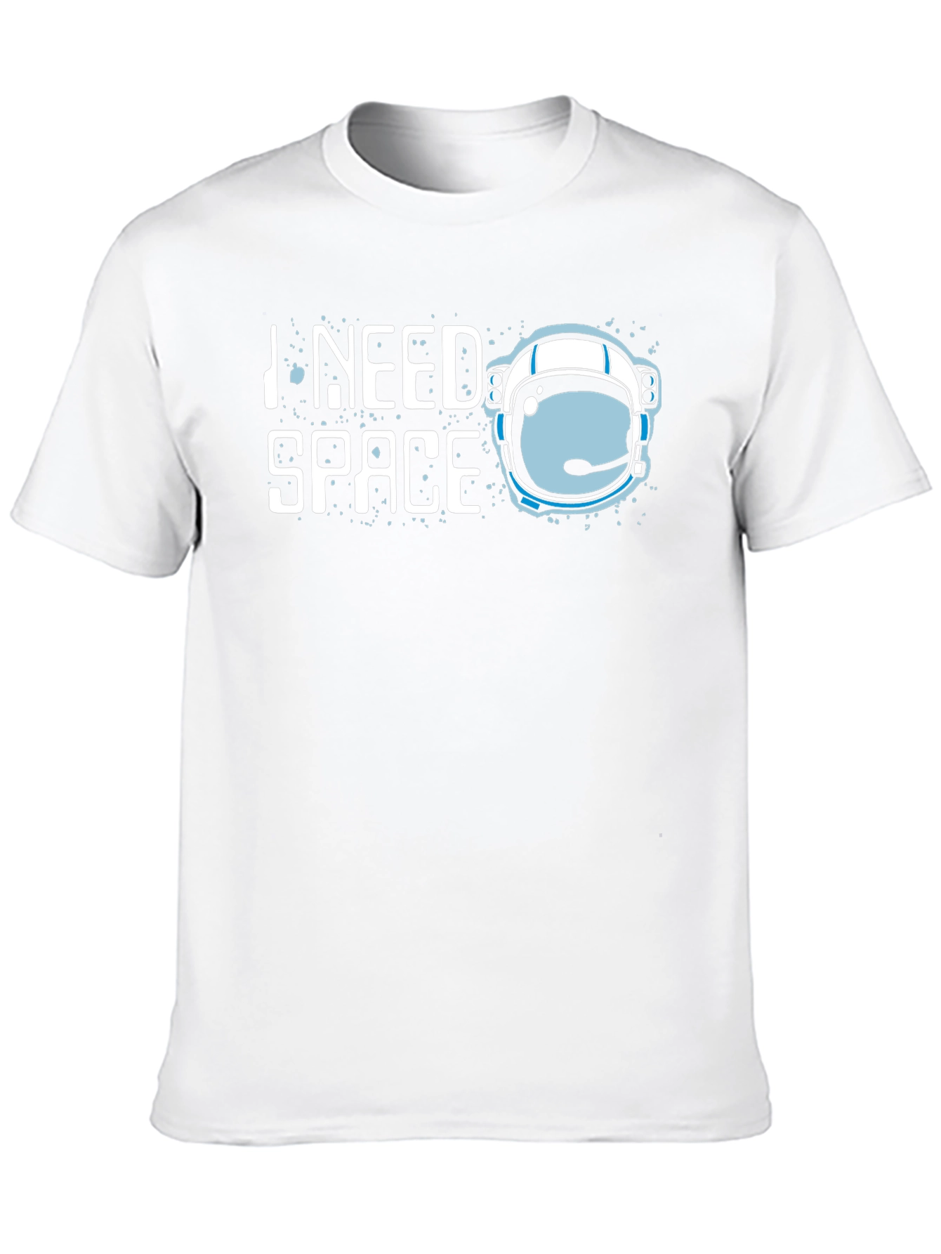 I Need Space T-Shirt - Astronaut Helmet Graphic Tee