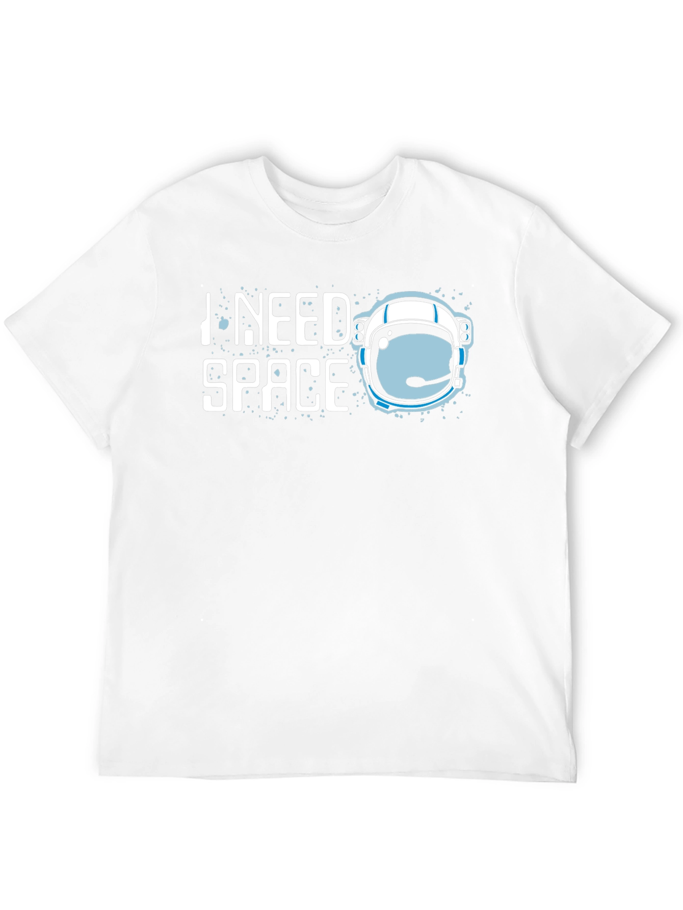 I Need Space T-Shirt - Astronaut Helmet Graphic Tee