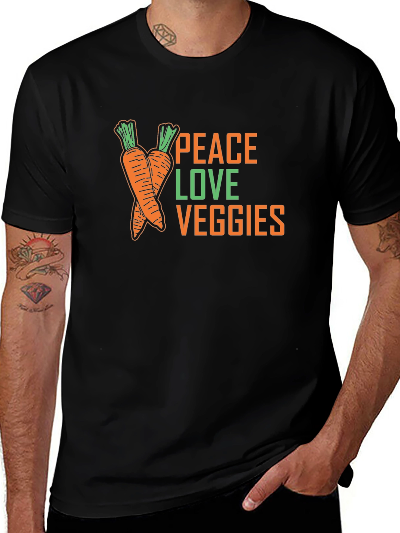 Peace Love Veggies T-Shirt