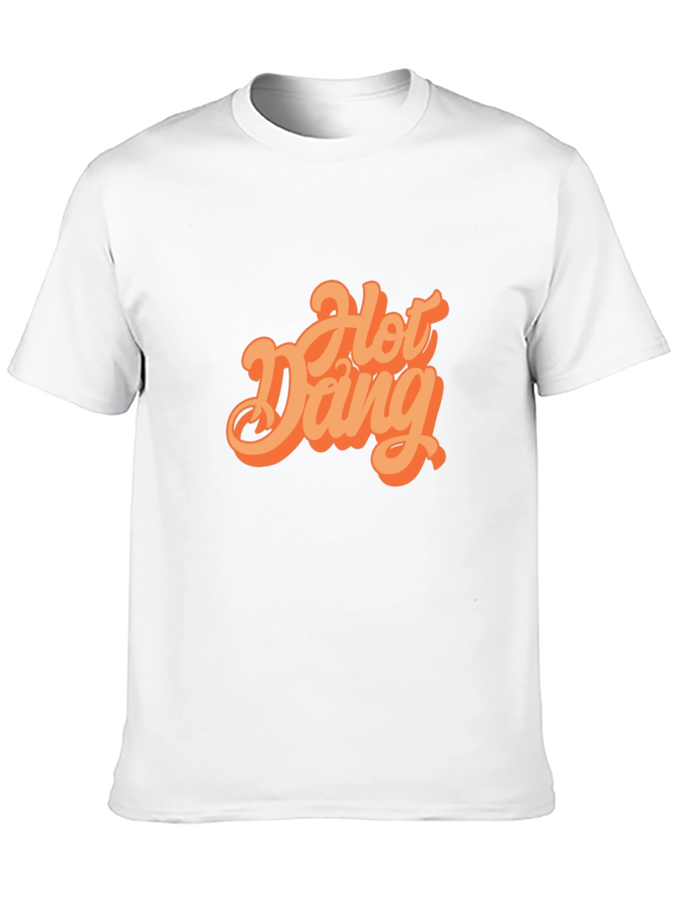 Hot Dang Graphic Tee - Retro Casual T-Shirt