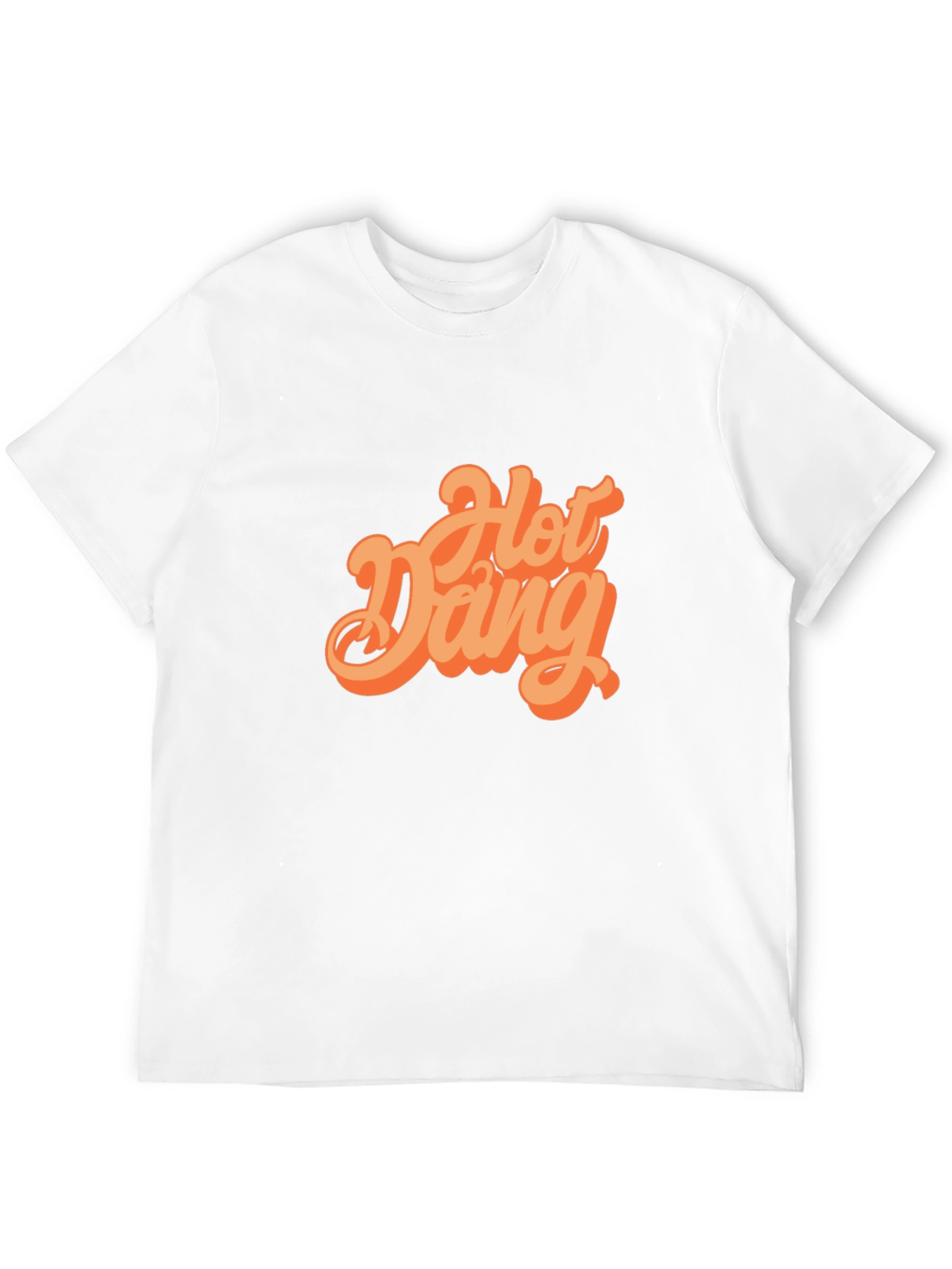 Hot Dang Graphic Tee - Retro Casual T-Shirt