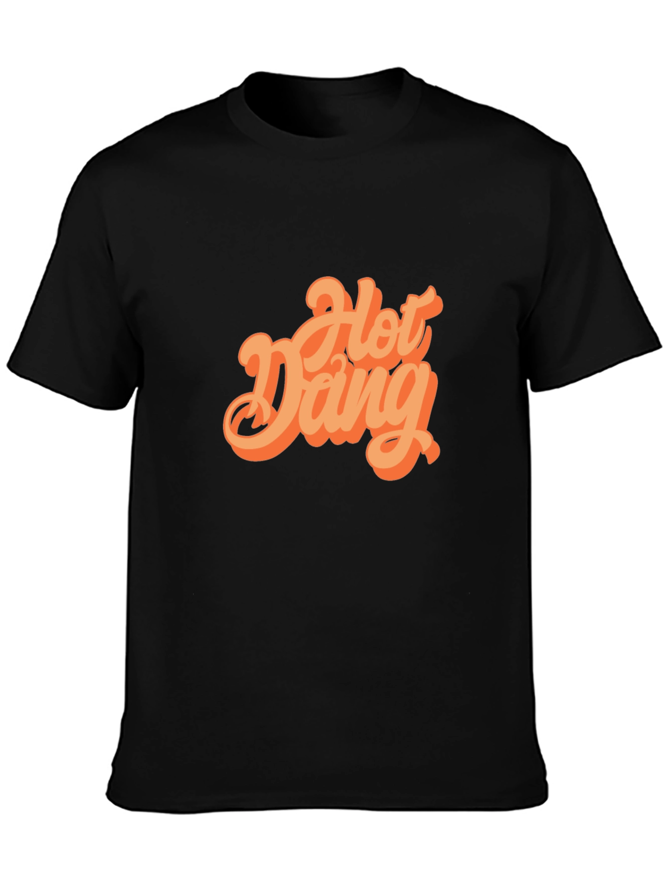 Hot Dang Graphic Tee - Retro Casual T-Shirt