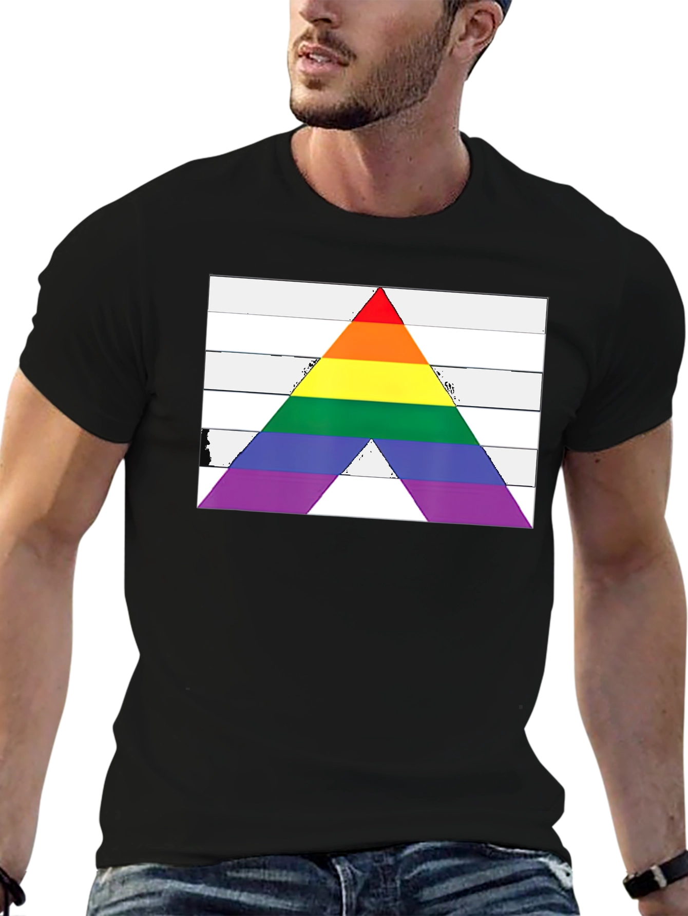 LGBTQ Pride Rainbow Arrow T-Shirt