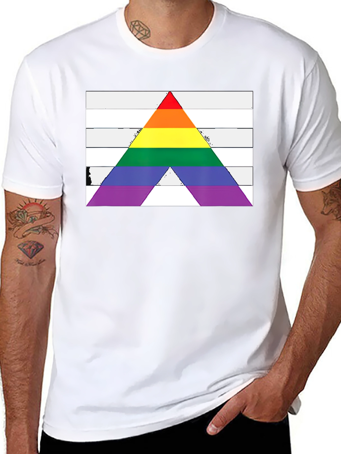 LGBTQ Pride Rainbow Arrow T-Shirt