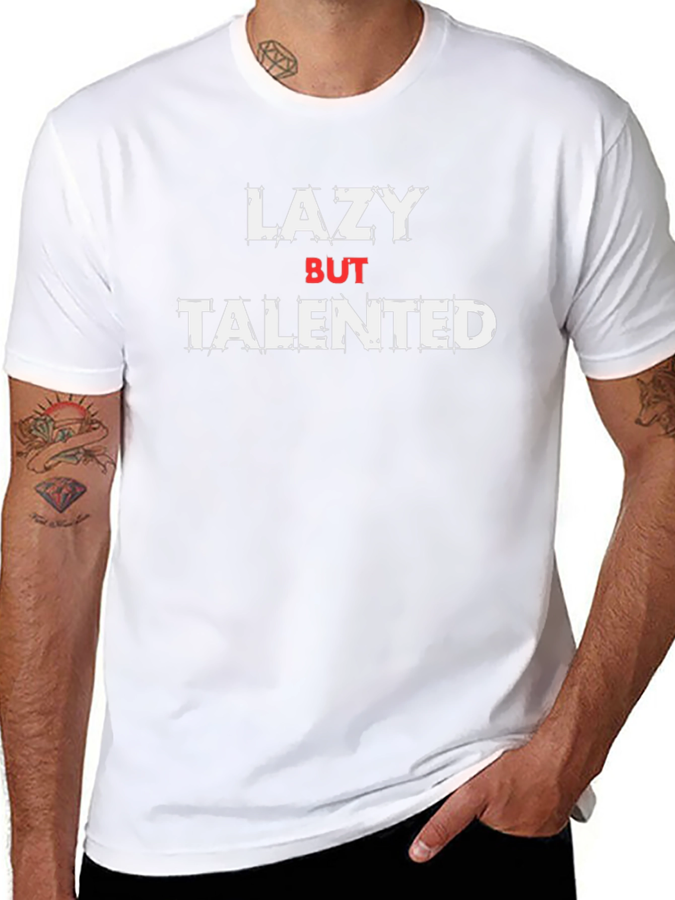 Lazy But Talented Graphic T-Shirt