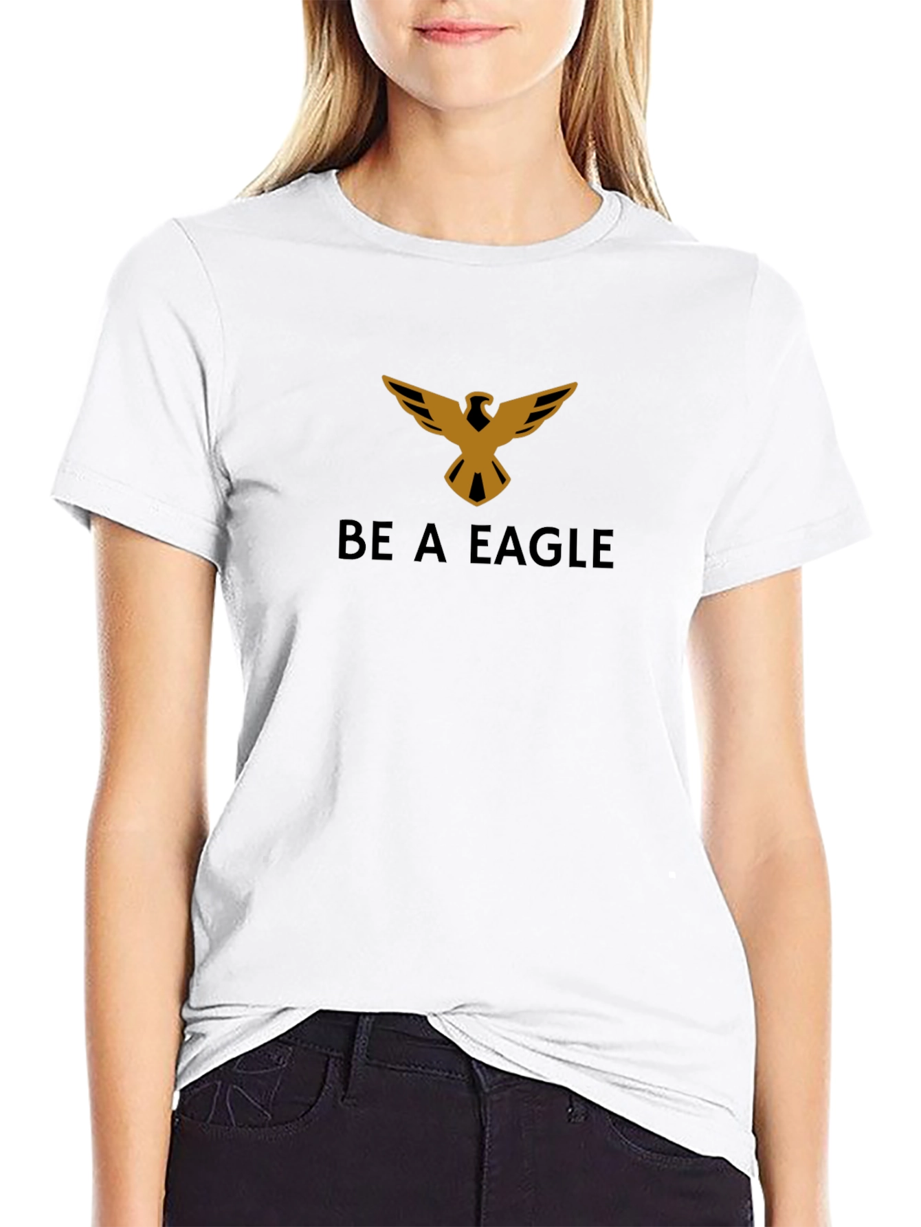 Be A Eagle Tee - Stylish Graphic Print T-Shirt