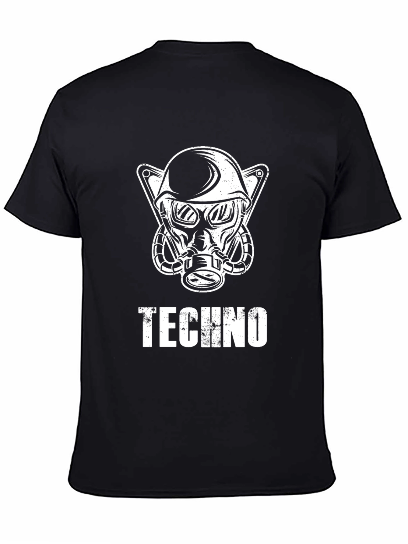 Techno Soldier Graphic T-Shirt - Cool Design!