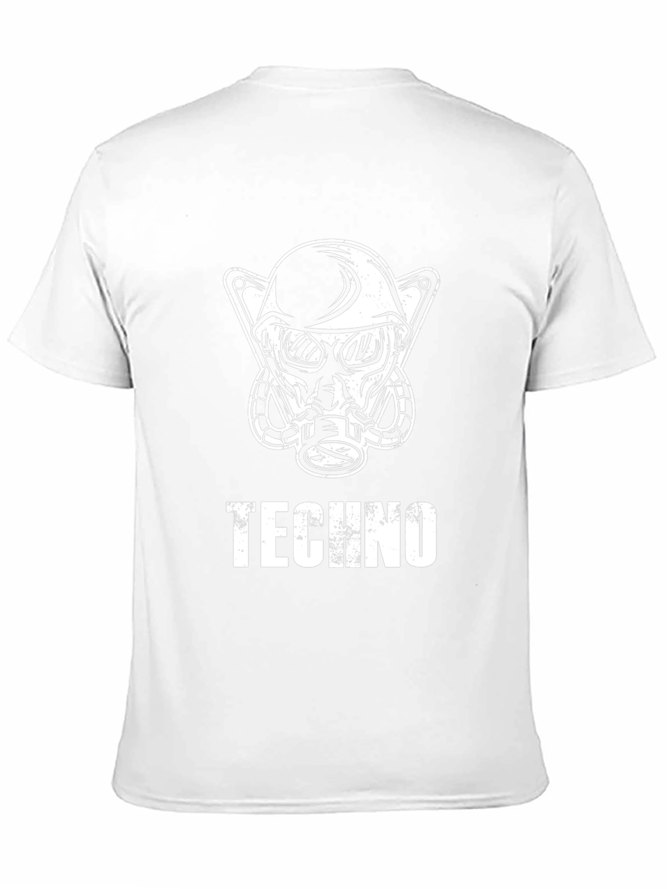 Techno Soldier Graphic T-Shirt - Cool Design!