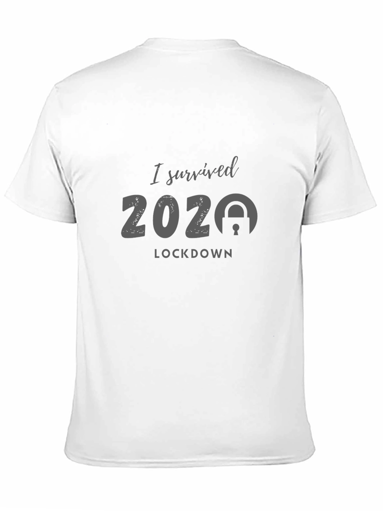 I Survived 2020 Lockdown Black T-Shirt