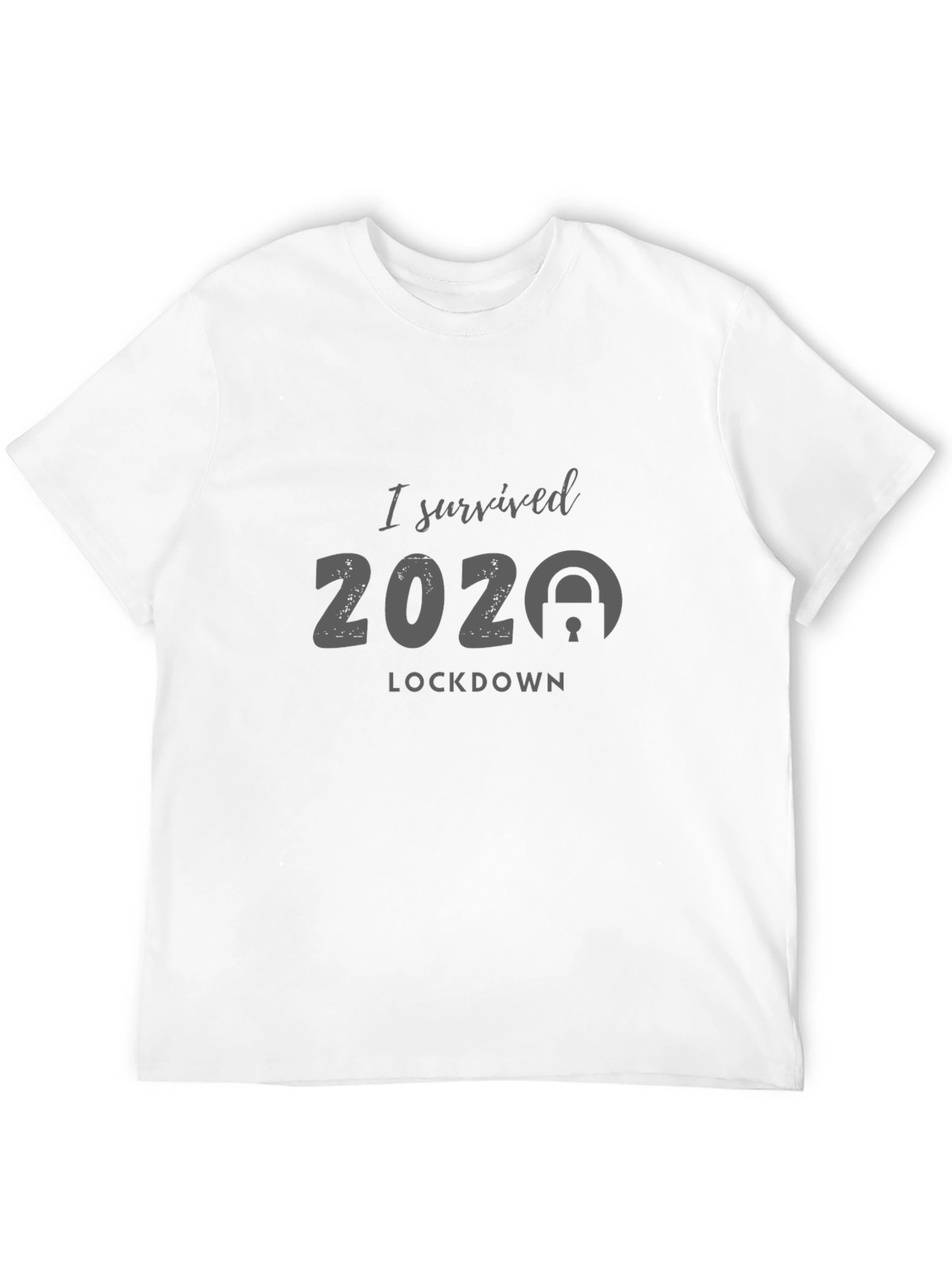 I Survived 2020 Lockdown Black T-Shirt
