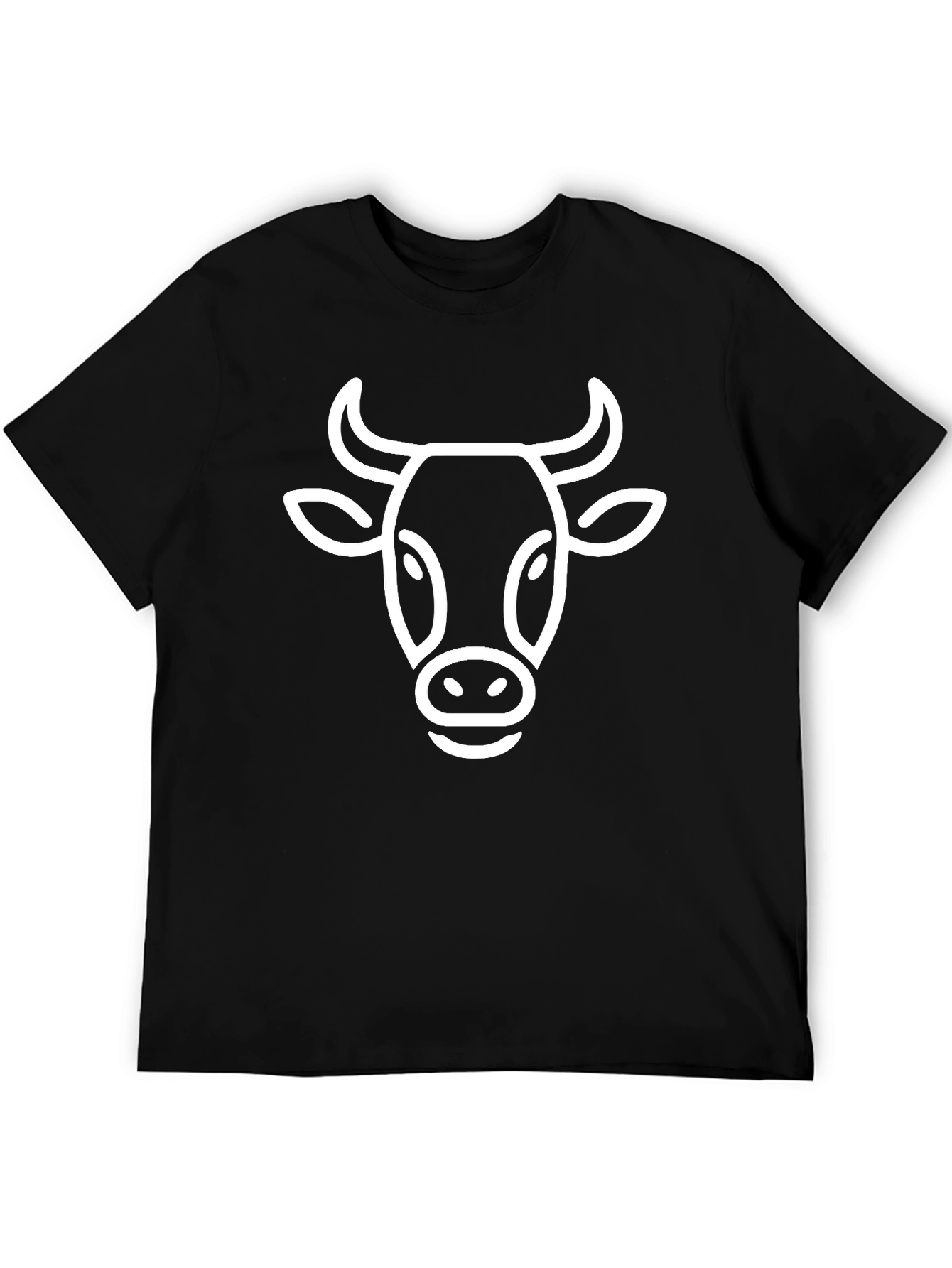 Cool Cow Graphic Black T-Shirt