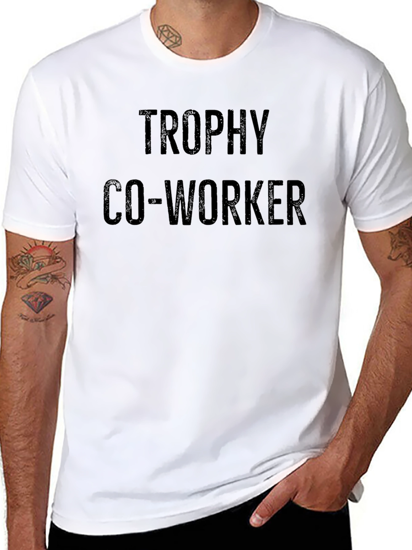 Trophy Co-Worker Black T-Shirt