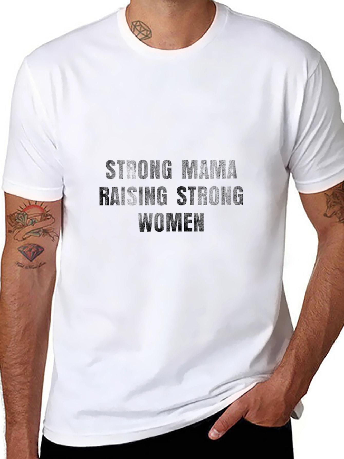 Strong Mama Raising Strong Women Graphic Tee