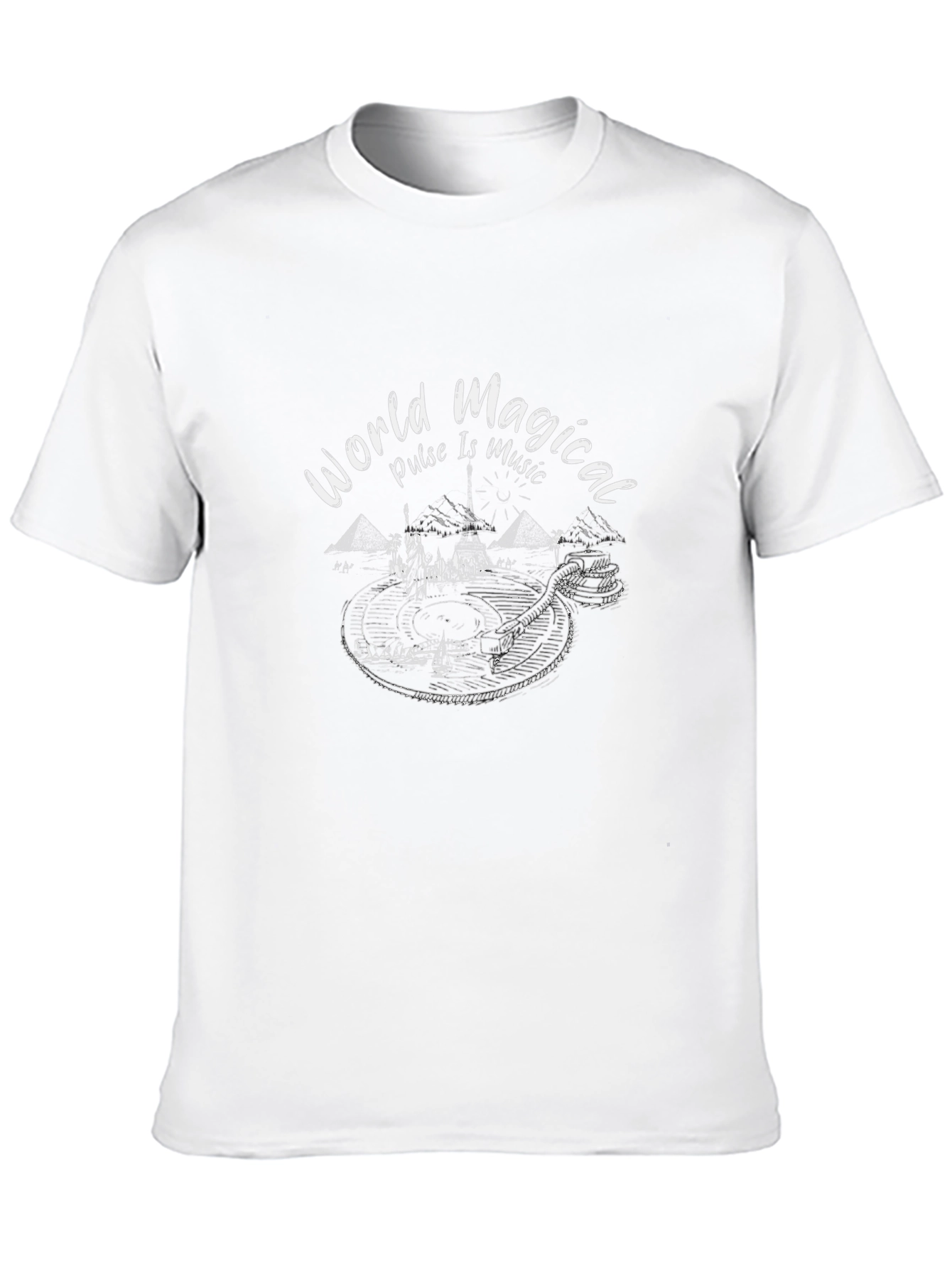 World Magical Music Black T-Shirt
