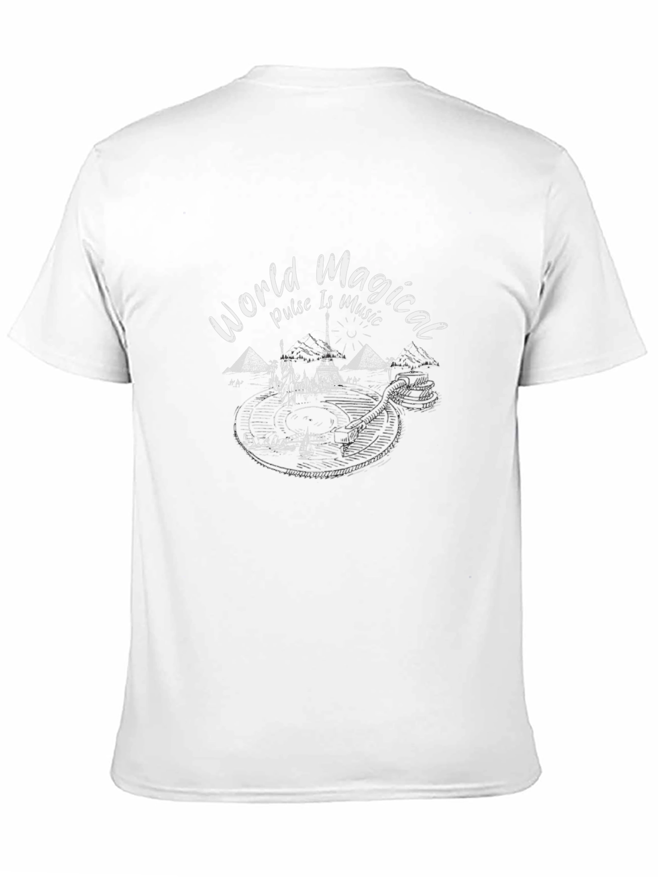 World Magical Music Black T-Shirt