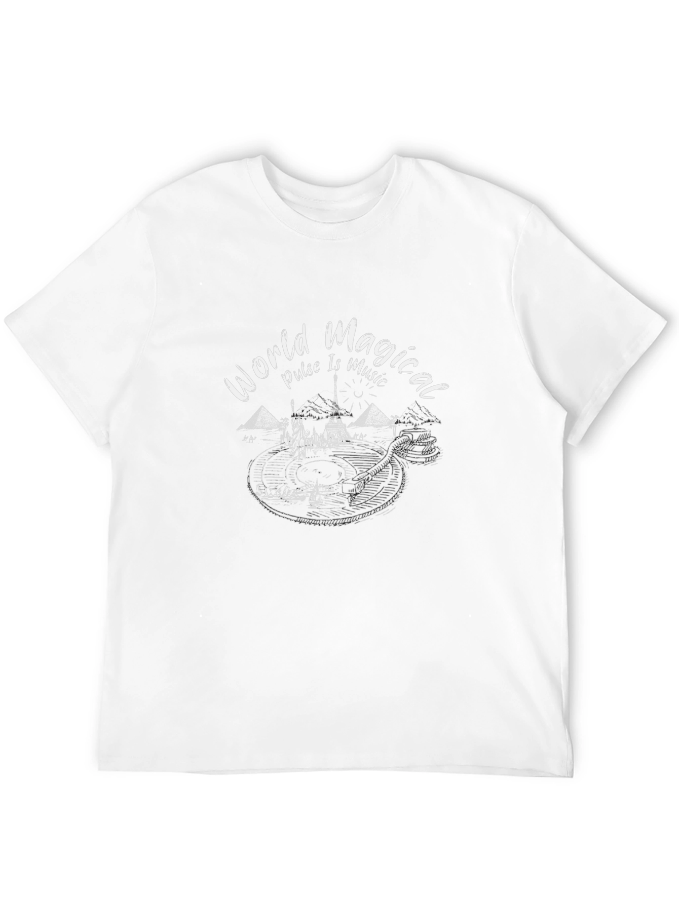 World Magical Music Black T-Shirt