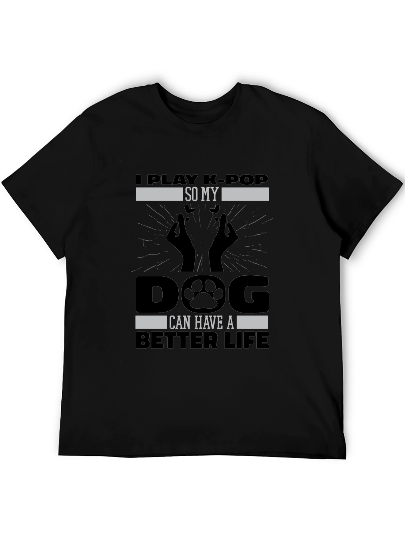 I Play K-Pop for My Dog Graphic Tee