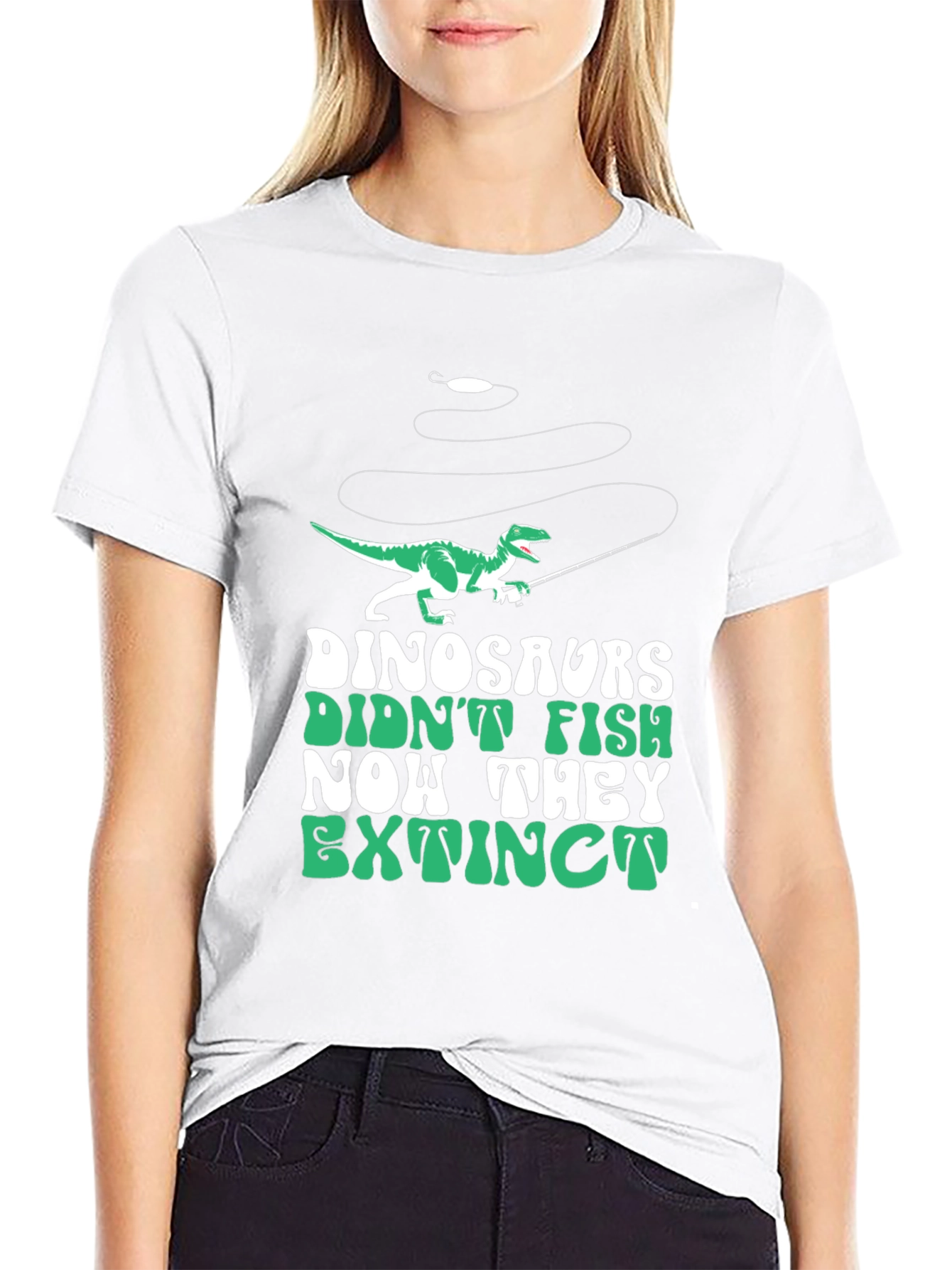 Dinosaurs Didnt Fish T-Shirt