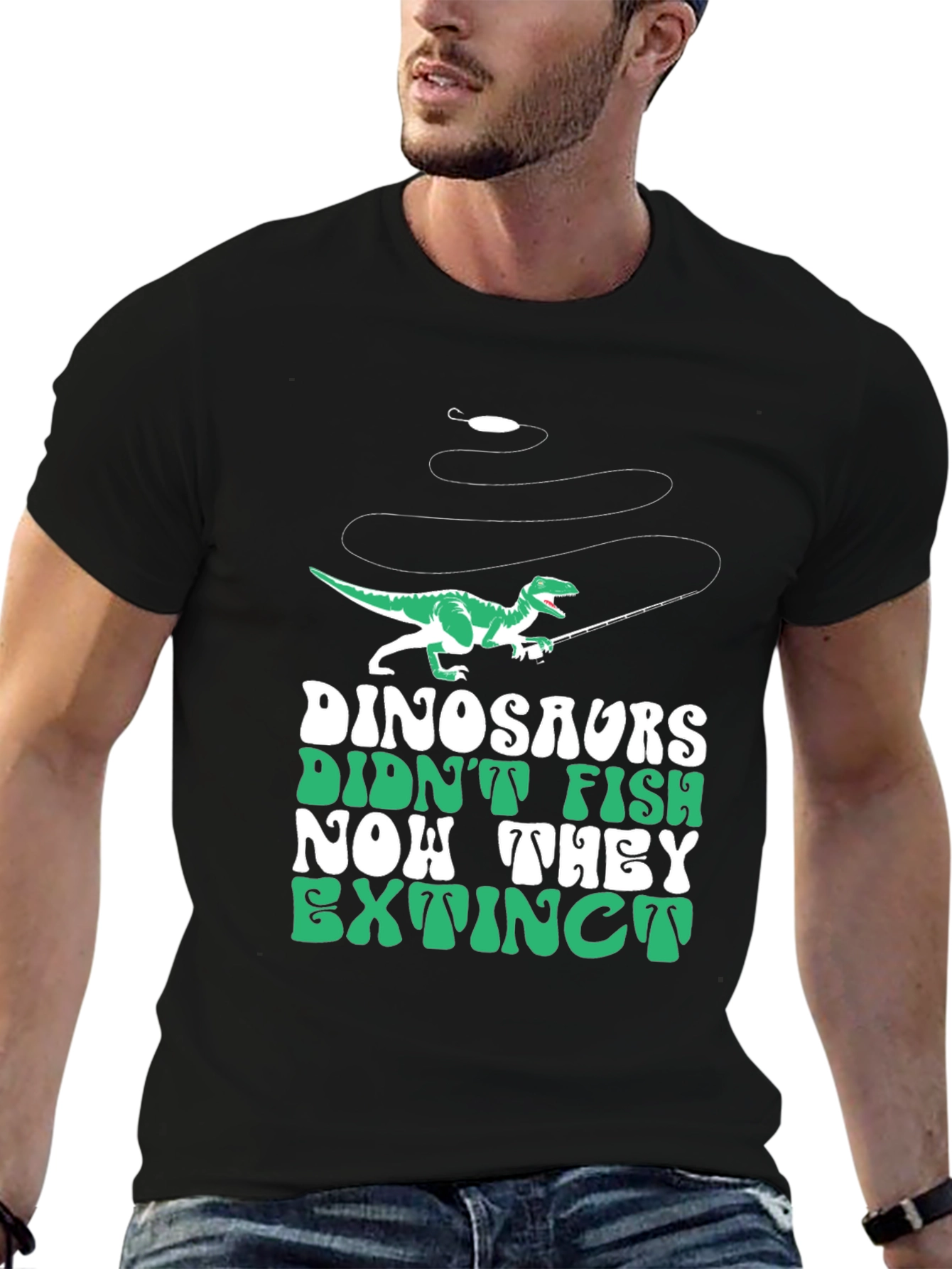 Dinosaurs Didnt Fish T-Shirt