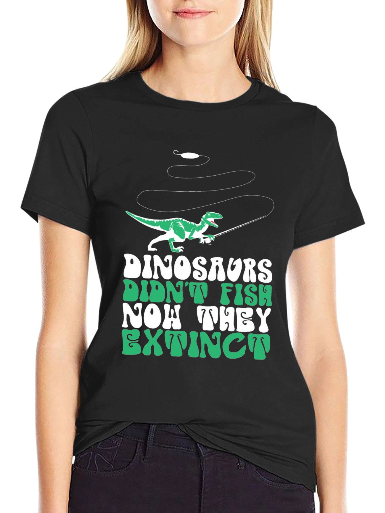 Dinosaurs Didnt Fish T-Shirt