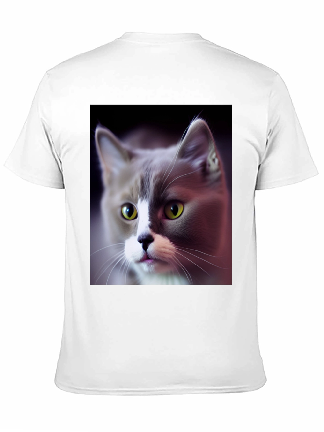 Cat Graphic Black T-Shirt