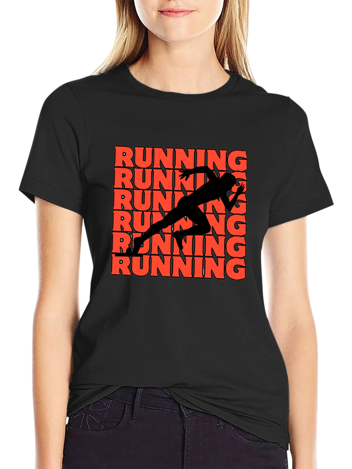Running Graphic Print Tee
